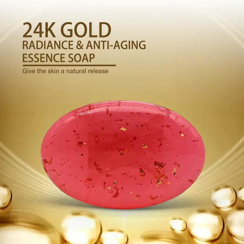 24K Rose Gold Brightening Soap 200G